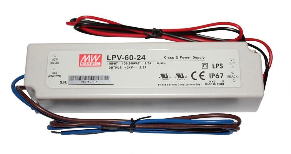 napájecí zdroj Mean Well 60W-12V LPV-60-12V IP67