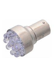 Žárovka 12LED 12V Ba15s bílá