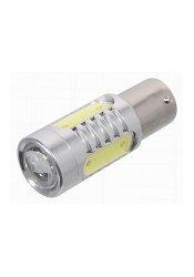 Žárovka 4 SMD LED 12V Ba15S s rezistorem CAN-BUS ready bílá