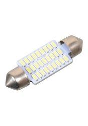 Žárovka 27 SMD LED 12V suf. SV8.5 38mm bílá