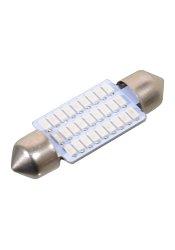 Žárovka 27 SMD LED 12V suf. SV8.5 38mm modrá