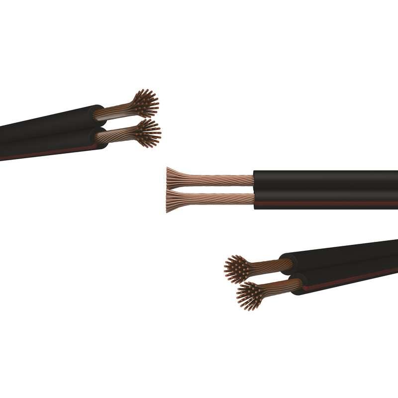 Dvojlinka nestíněná, černo/rudá, 1 m