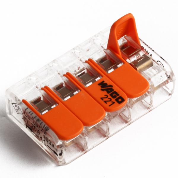 WAGO svorka 2x2,5 čirá